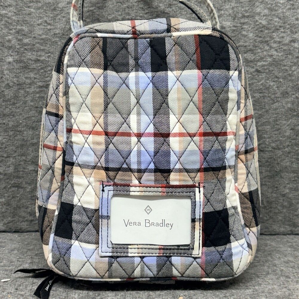 Vera Bradley Insulated Lunch Bunch Quilted Bag Perfectly Plaid